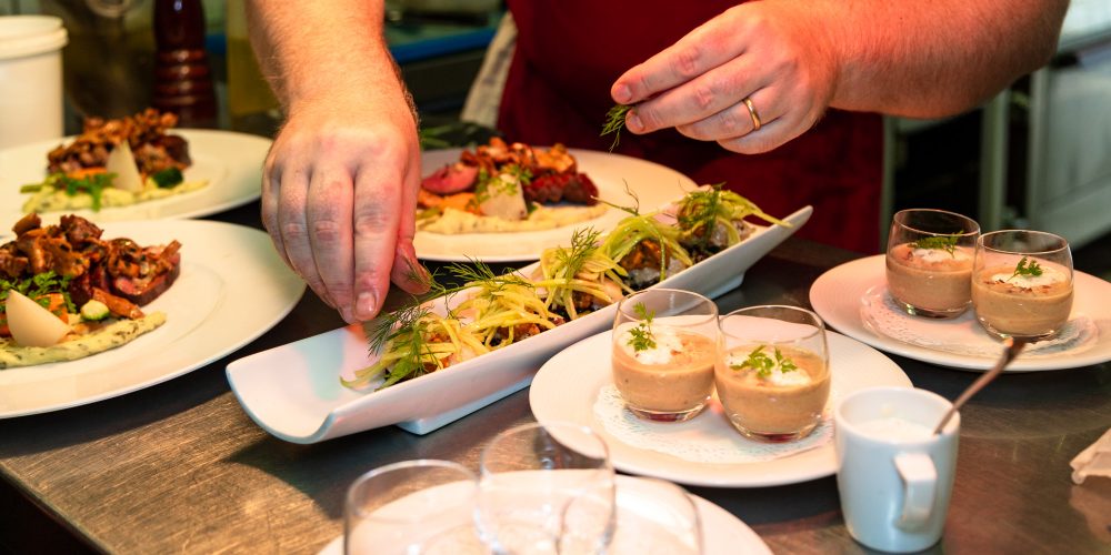 Restaurant l'Ecrin des saveurs en cuisine avec Thierry